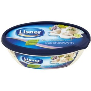 Lisner Filety śledziowe w sosie czosnkowym 160 g