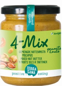 Terrasana Krem Orzechowy Mix 4 Orzechy BIO 250 g