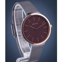 Zegarek damski Obaku Ark Lille Walnut