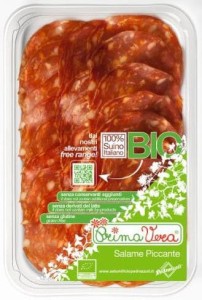 Primavera Bio Salami Piccante Plastry BIO 70 g