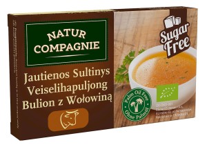 Natur CompagnieBulion - Kostki Wołowe Bez Dodatku Cukrów Bio 96 g