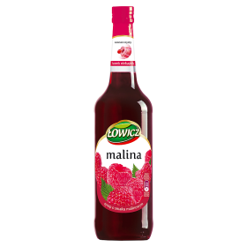 Łowicz Syrop o smaku malinowym 680 ml