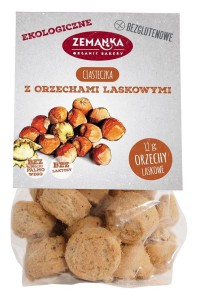 Zemanka Ciasteczka Orzechowe Bezglutenowe Bio 100 g