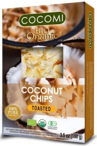 Cocomi Chipsy kokosowe prażone BIO 100 g