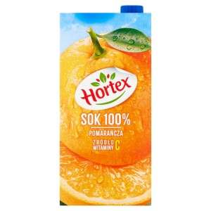 Hortex Pomarańcza sok 100% 2 l