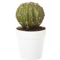 Doniczka ze sztucznym kwiatem Cactus Round