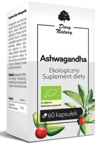 Dary Natury Ashwaganda Bio 60 Kapsułek (520 mg)