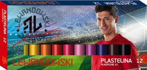 ROBERT LEWANDOWSKI Plastelina 12 kolorów ROBERT LEWANDOWSKI