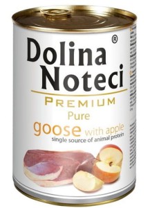 Dolina Noteci Premium Pies Pure Gęś i jabłko puszka 400 g