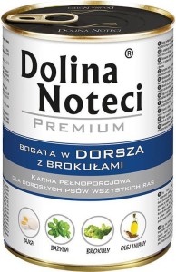 Dolina Noteci Premium Pies Dorsz i brokuły puszka 400 g