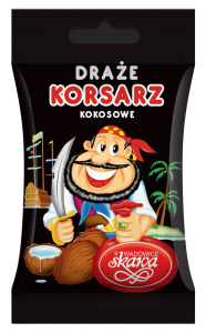 Wadowice Skawa Korsarz Draże kokosowe 70 g