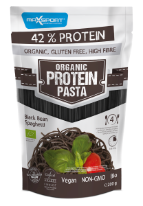 Maxsport Makaron (Z Czarnej Fasoli) Spaghetti Bezglutenowy Bio 200 g