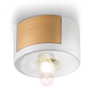 Lampa sufitowa C1791, styl skandynawski, biała