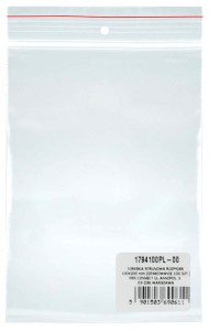 Torebka strunowa DONAU, PP, 100x200mm, 100szt., transparentna