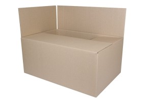 PBS Connect Pudło pakowe, zamykane, 573x374x322mm, szare