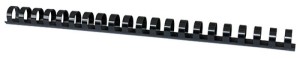 Grzbiety do bindowania OFFICE PRODUCTS, A4, 16mm (145 kartek), 100 szt., czarne