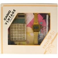 Zestaw prezentowy Casio VINTAGE Gift Set Gold zegarek + kalkulator