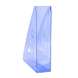 Pojemnik na dokumenty OFFICE PRODUCTS, ażurowy, A4, transparentny niebieski