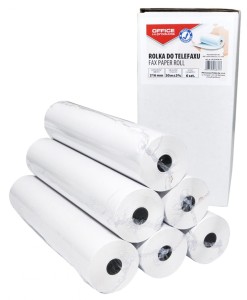 Rolka do telefaxu OFFICE PRODUCTS, 216mmX30mX0, 5'', 6 rolek