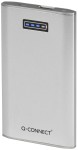 Powerbank, ładowarka przenośna Q-CONNECT, 5. 300 mAh, srebrna