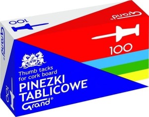 Grand Pinezki tablicowe 100 sztuk