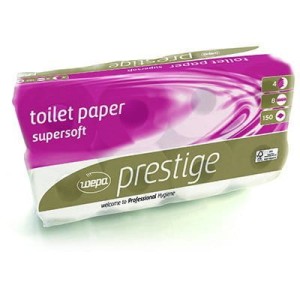 Wepa Papier toaletowy trzywarstwowy 8 rolek 150 listków