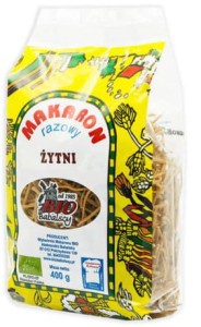 Babalscy Makaron żytni razowy nitka BIO 400 g