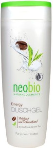 Neobio Żel pod prysznic z kofeiną i zieloną herbatą EKO 250 ml