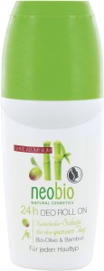Neobio Dezodarant w kulce oliwkowo-bambusowy EKO 50 ml