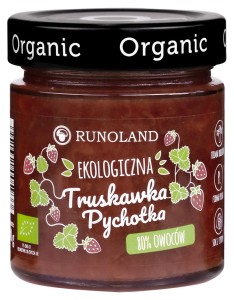 Runoland EKO 80% owoców Pychotka truskawkowa 200 g