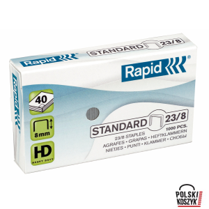 Zszywki 23/8 1M 1000 szt. Standard RAPID 24869200