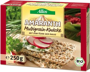 Allos Pieczywo Chrupkie Amarantusowe Wielozbożowe BIO 250 g