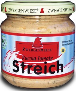 Zwergenwiese Pasta Słonecznikowa Z Rukolą I Pomidorami Bezglutenowa BIO 180 g