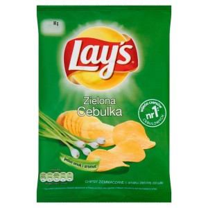 Lay's Chipsy Zielona Cebulka 140 g