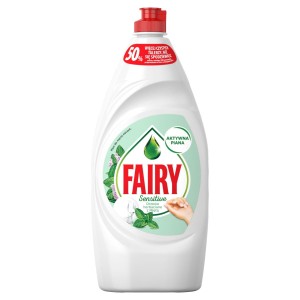 Fairy Sensitive Teatree & Mint Płyn do mycia naczyń 900 ml
