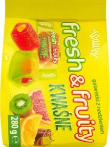 Galaretki Fresh&Fruity Kwaśne 280 g