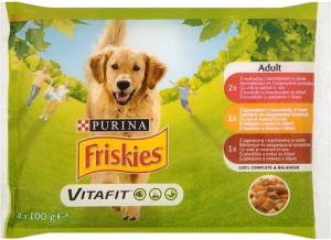 Friskies saszetki adult mięso 4x100 g
