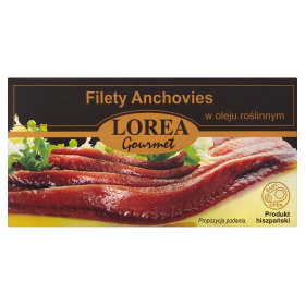 Lorea Gourmet Filety Anchovies w oleju roślinnym 50 g