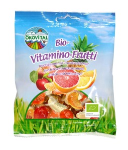 Okovital Żelki Owocowe Z Witaminą C Bez Laktozy Bezglutenowe Bio 100 g