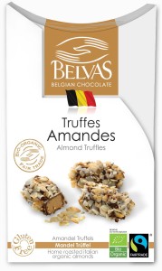 Belvas Belgijskie Czekoladki Trufle Z Migdałami Bg Fair Trade BIO 100 g