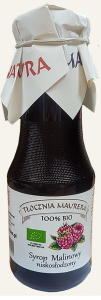 Tłocznia Maurera Syrop Malinowy Niskosłodzony Bio 300 ml