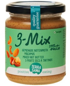 Terrasana Krem Orzechowy Mix (3 Orzechy) BIO 250 g