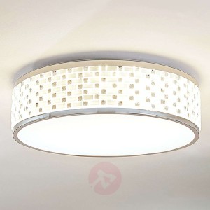 Glenlia – okrągła lampa sufitowa LED, ściemniana