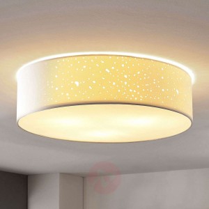 Lampa sufitowa Umma, bezpośrednio na sufit, biała