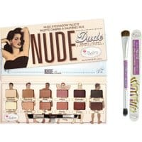 TheBalm Nude Dude 9,6g + TheBalm Give Crease A Chance Brush