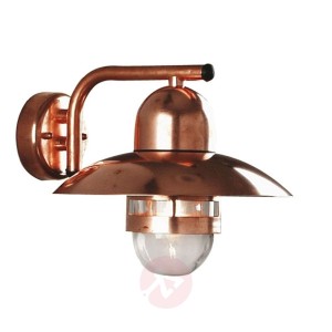 Energooszczędna lampa ścienna Nibe miedź