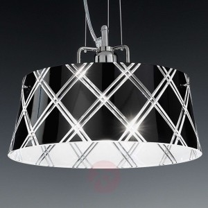 Elegancka lampa wisząca CORALLO 30, 1-pkt., czarna