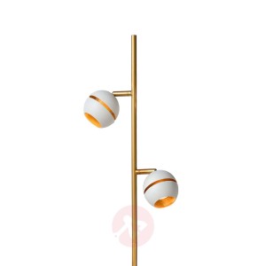 Niezwykła lampa stojąca LED Binari 2-pkt., biała