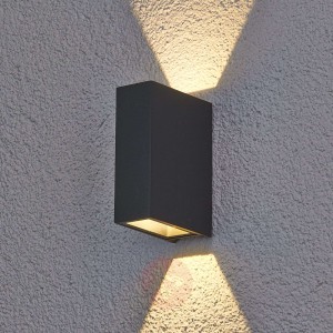Maisie - zewnętrzna lampa ścienna LED z aluminium