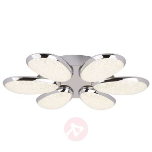 Lampa sufitowa LED Lori z efektem Crushed-Ice
